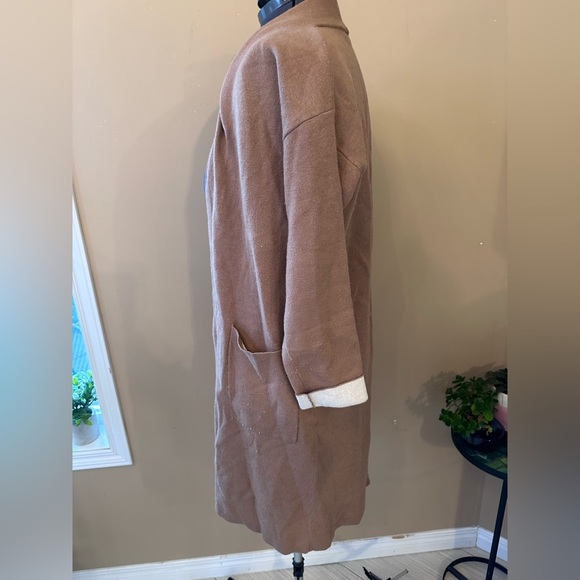 Babaton camel and cream Beekman cardigan - Picture 3 of 9